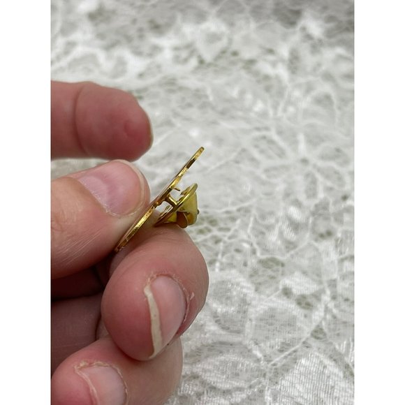 Vintage Olympic Teddy Bear Resin Lapel Pin - Picture 5 of 7